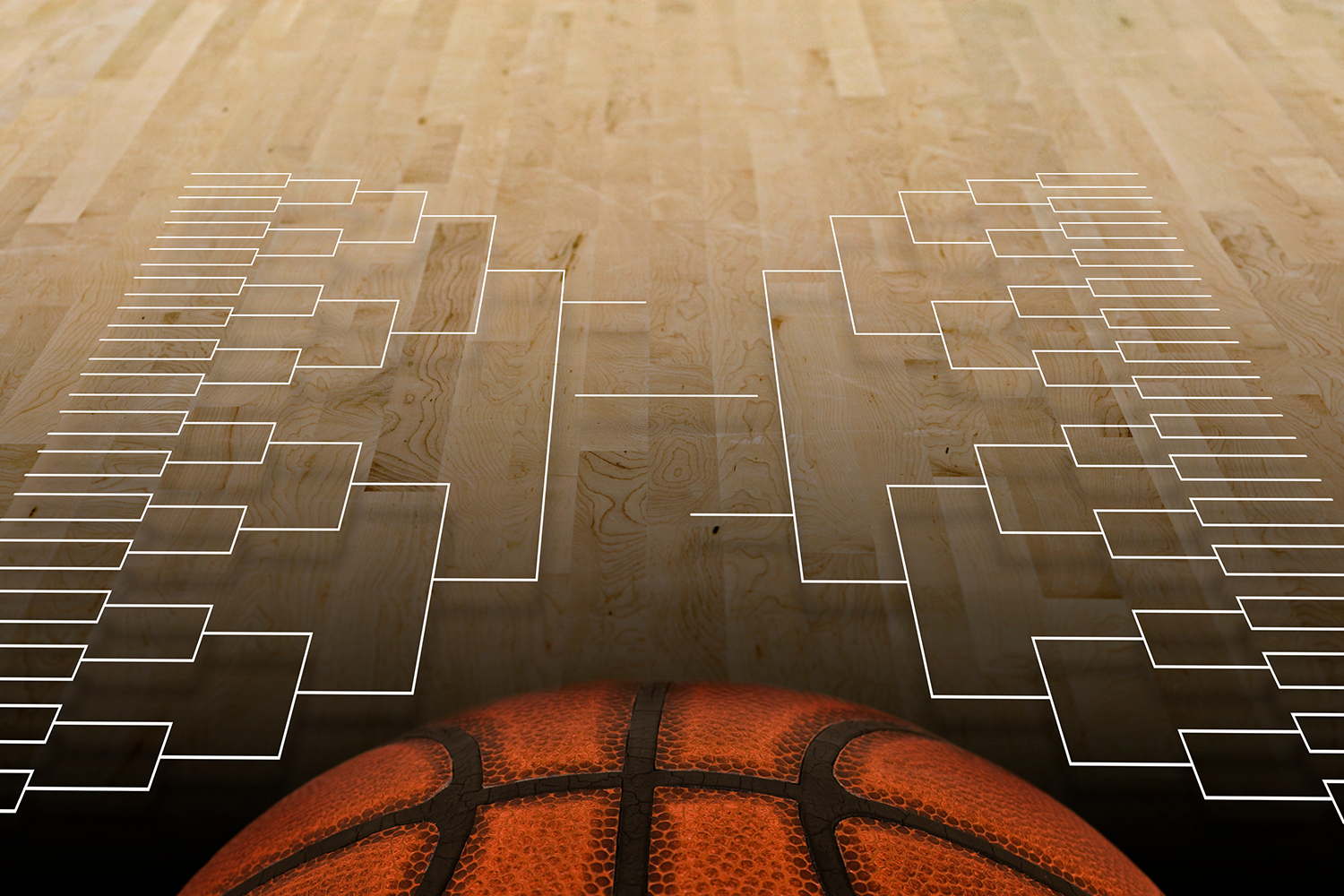 Basketball tournament bracket